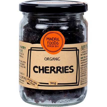 Mindful Foods organic cherries fresh antioxidant-rich superfruit
