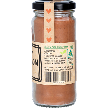 Mindful Foods cinnamon organic premium spice for cooking and baking