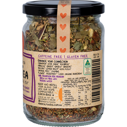 Mindful Foods DMTea organic herbal tea calming herbal support tea