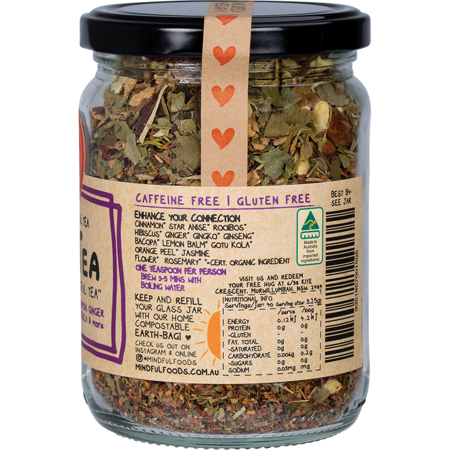 Mindful Foods DMTea organic herbal tea calming herbal support tea