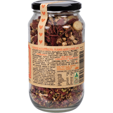 Mindful Foods Eros love and vitality granola organic crunchy granola blend