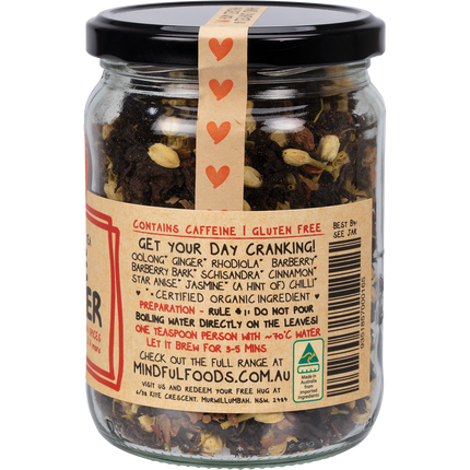Mindful Foods Fire Starter organic herbal tea natural digestive support blend