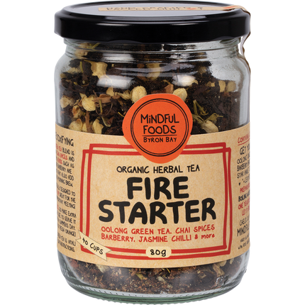 Mindful Foods Fire Starter organic herbal tea warming digestive blend
