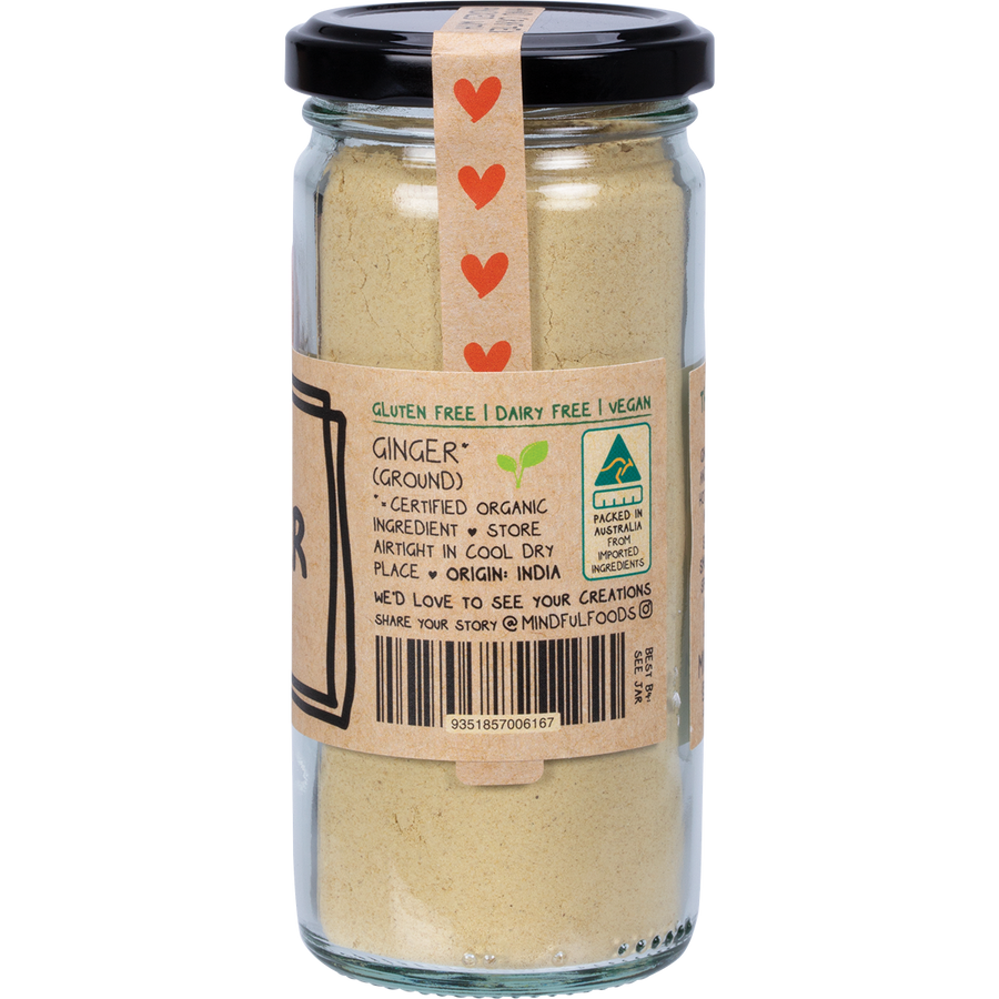 Mindful Foods Ginger Organic healthy spice for digestion and immunity