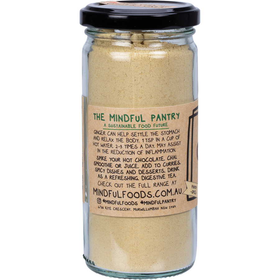 Mindful Foods Ginger Organic raw ginger powder for wellness
