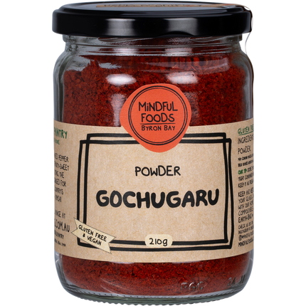 Mindful Foods gochugaru Korean red chili pepper flakes for kimchi