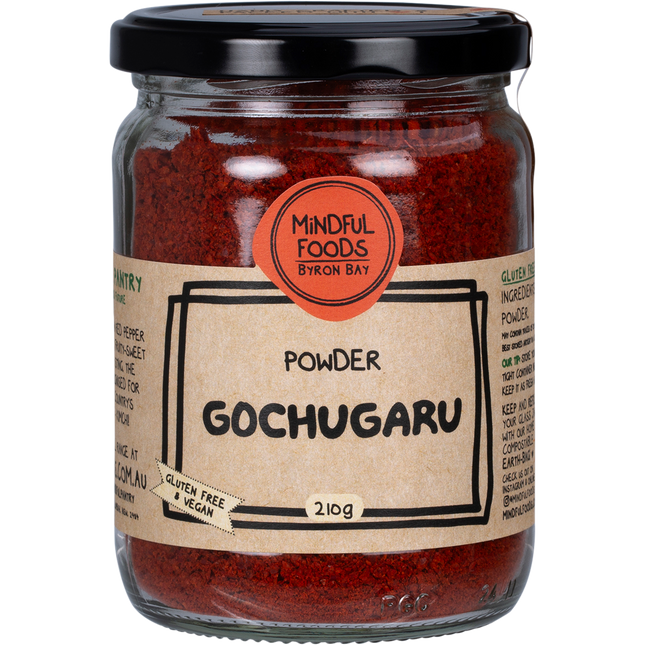 Mindful Foods gochugaru Korean red chili pepper flakes for kimchi