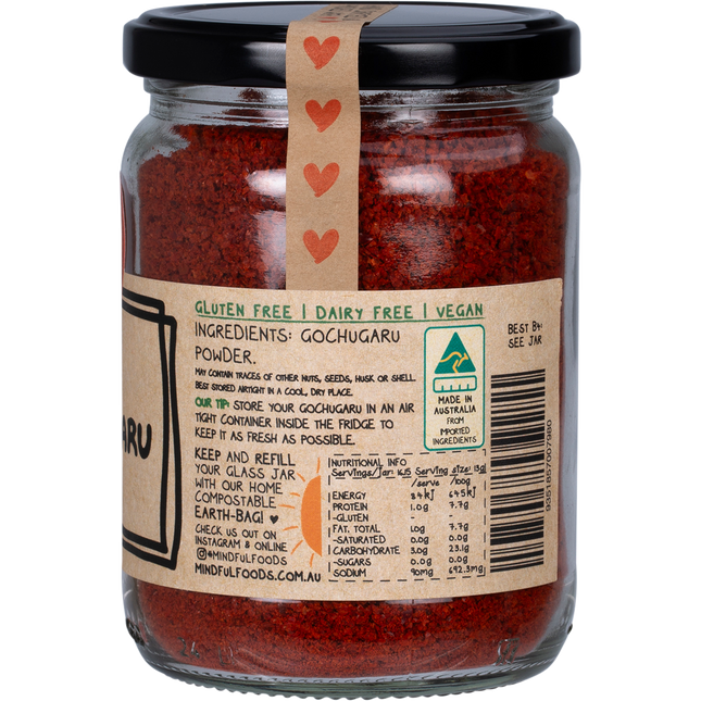 Mindful Foods gochugaru Korean chili flakes smoky spicy seasoning