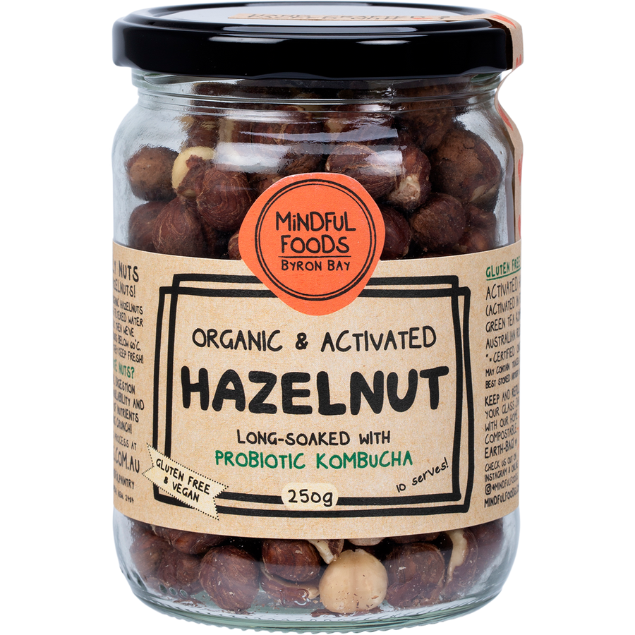 Mindful Foods hazelnuts organic activated crunchy activated hazelnuts