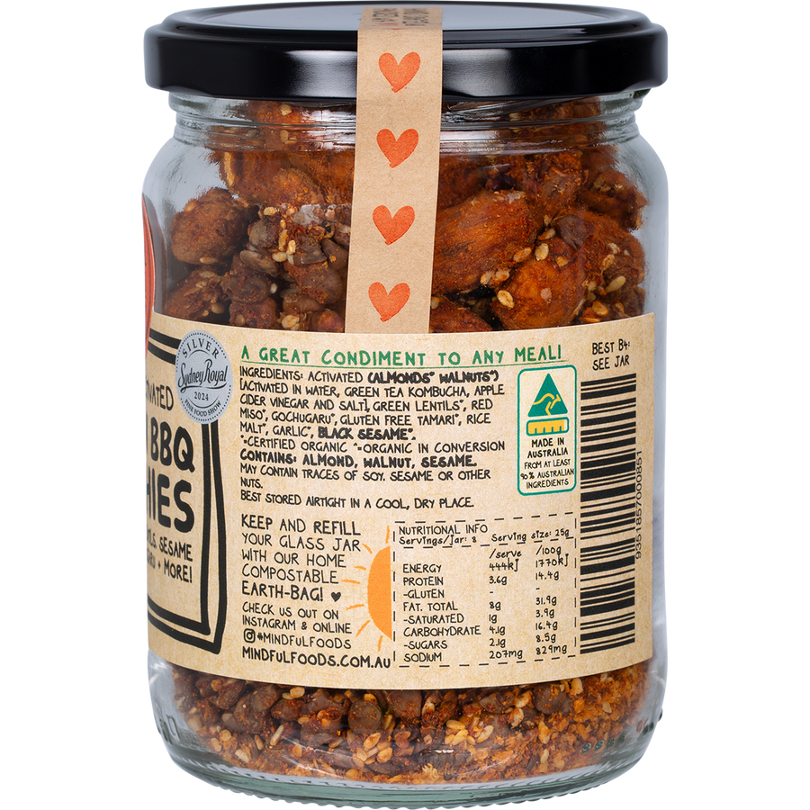Mindful Foods Korean BBQ munchies organic activated crunchy superfood snack