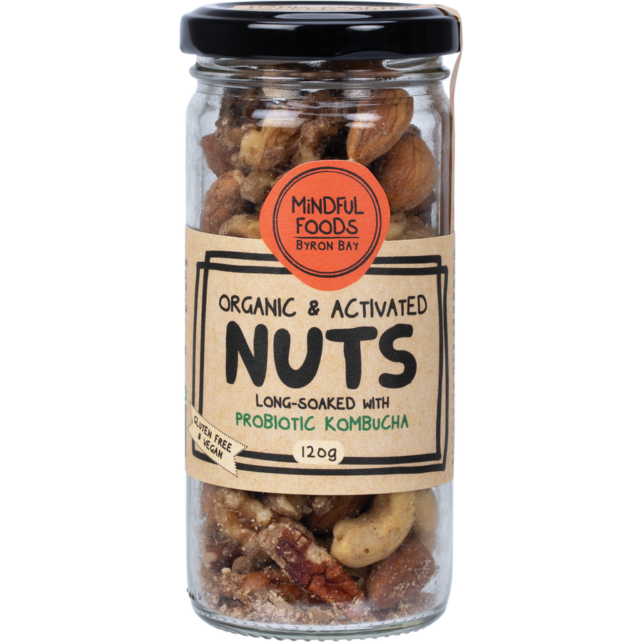 Organic activated mixed nuts by Mindful Foods