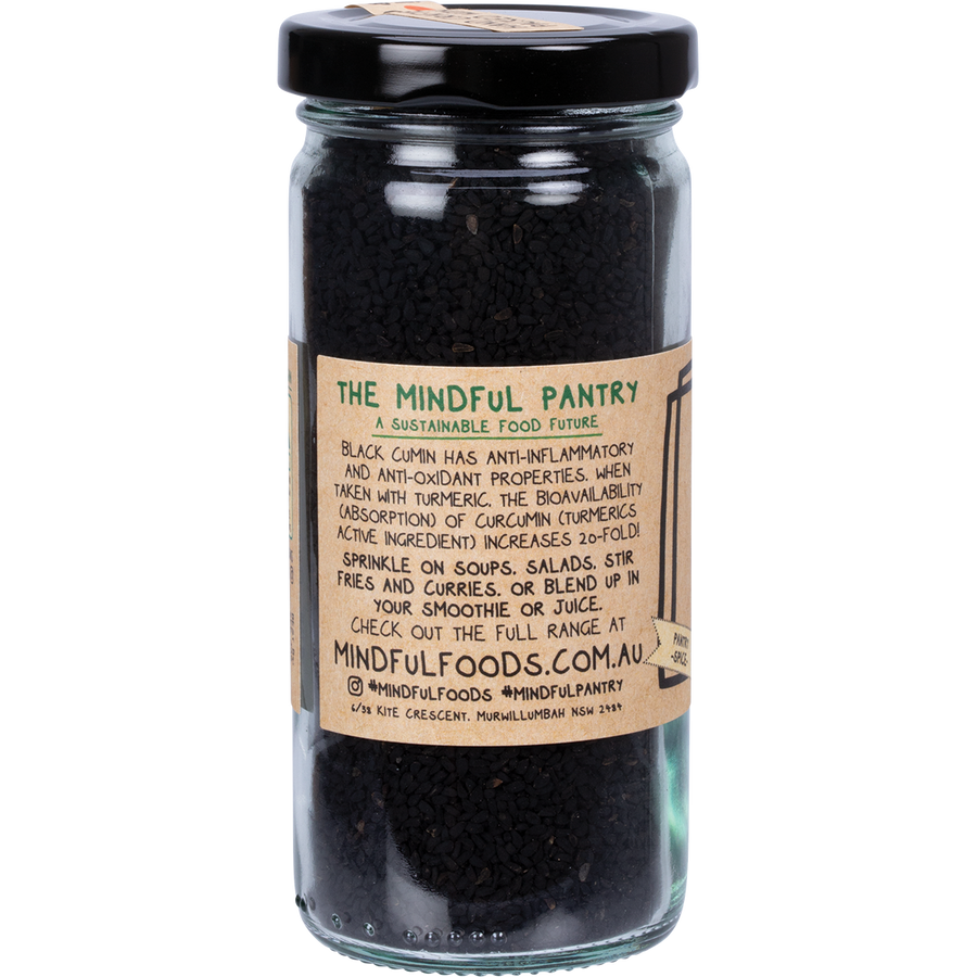 Mindful Foods black cumin organic aromatic spice seeds