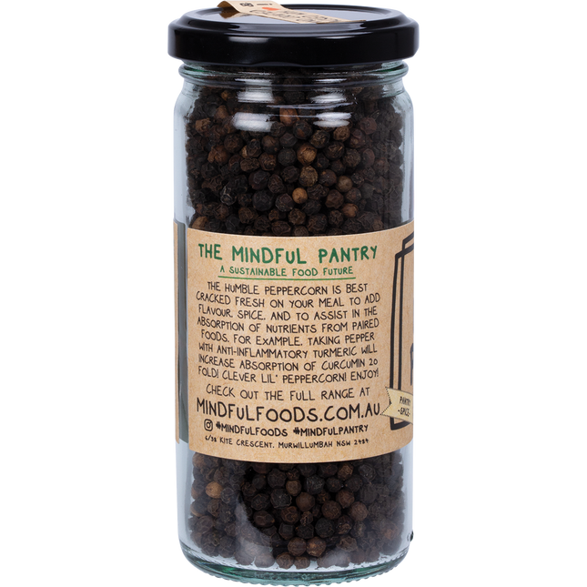 Mindful Foods black pepper organic aromatic seasoning spice