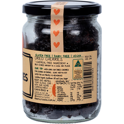 Mindful Foods organic cherries nutrient-rich natural cherry snack