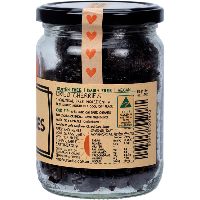 Mindful Foods organic cherries nutrient-rich natural cherry snack