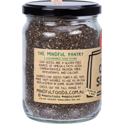 Mindful Foods chia seeds organic omega 3 fibre rich seeds