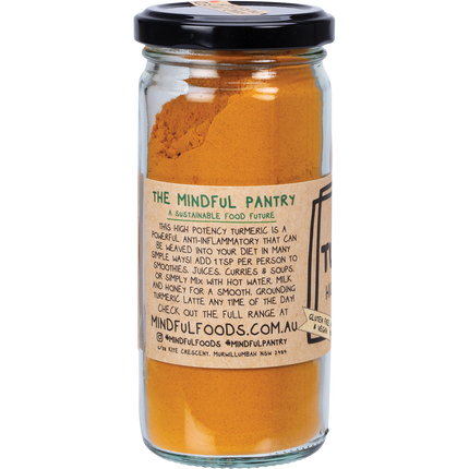 Mindful Foods turmeric organic antioxidant rich turmeric powder