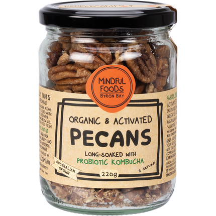Mindful Foods pecans organic activated buttery activated pecans snack