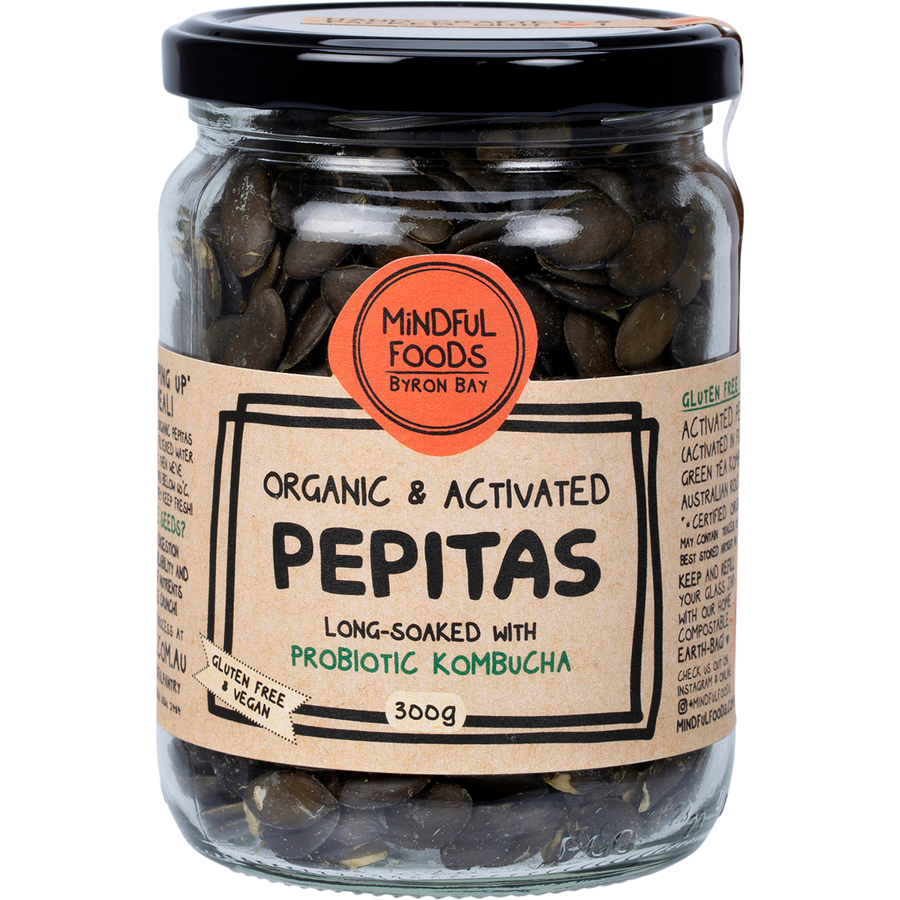 Mindful Foods pepitas organic activated pepitas nutrient rich pumpkin seeds