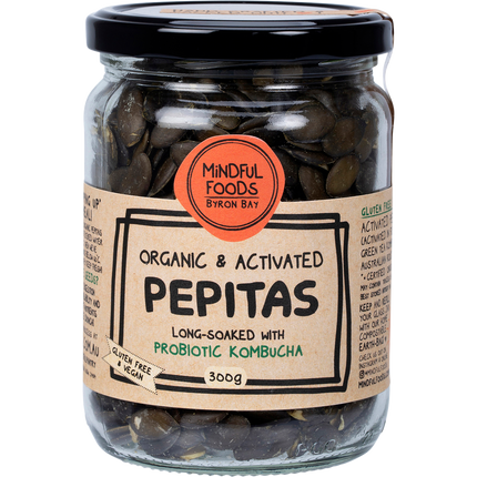 Mindful Foods pepitas organic activated pepitas nutrient rich pumpkin seeds
