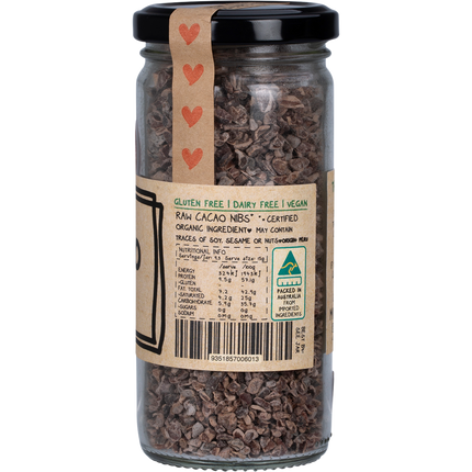 Mindful Foods cacao nibs raw organic superfood cacao nibs snack