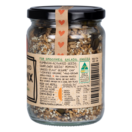 Mindful Foods organic seed mix with kombucha activation