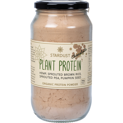 Mindful Foods Stardust chocolate plant protein powder cacao superfood blend