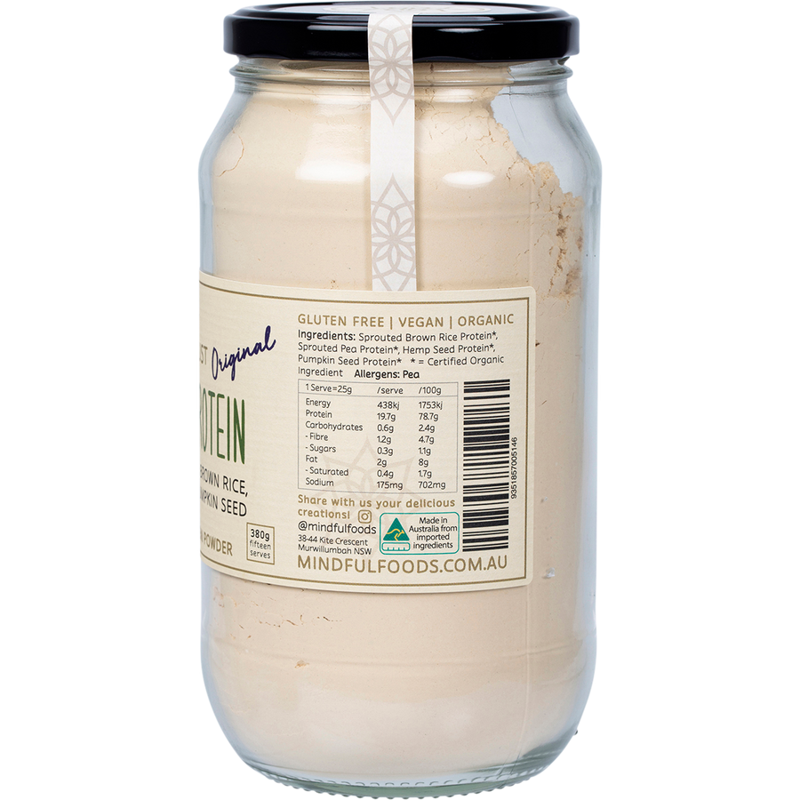 Mindful Foods Stardust original plant based protein powder healthy nutrition
