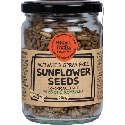 Mindful Foods sunflower seeds organic activated sunflower seeds healthy snack