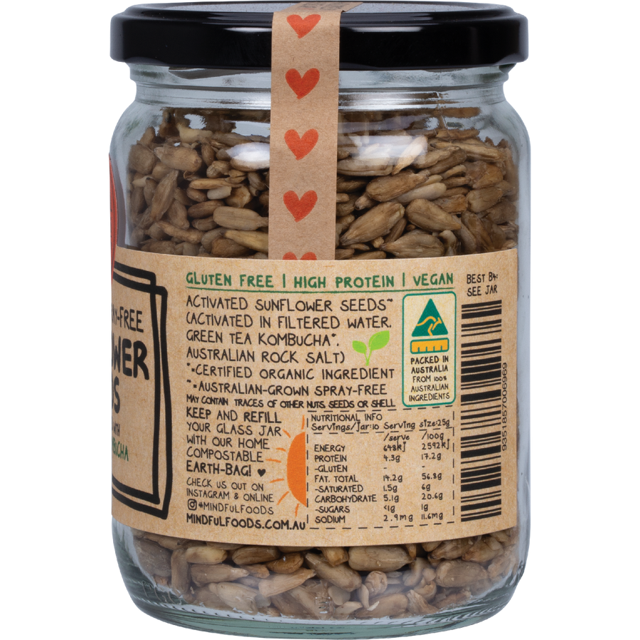 Mindful Foods sunflower seeds organic activated nutrient rich seeds
