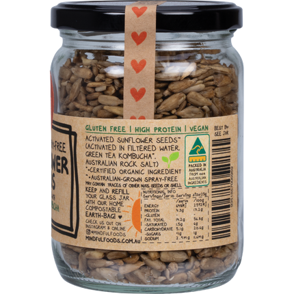Mindful Foods sunflower seeds organic activated nutrient rich seeds