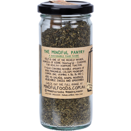 Mindful Foods kelp meal raw Tasmanian natural iodine rich seaweed