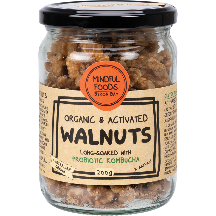 Mindful Foods walnuts organic activated nutrient rich activated walnuts