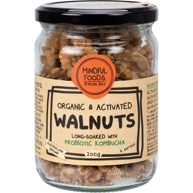 Mindful Foods walnuts organic activated nutrient rich activated walnuts