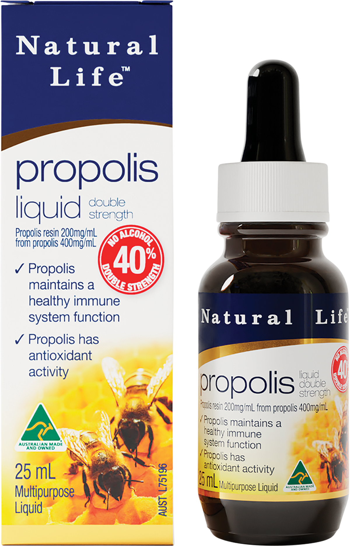 Propolis Liquid 40% No Alcohol