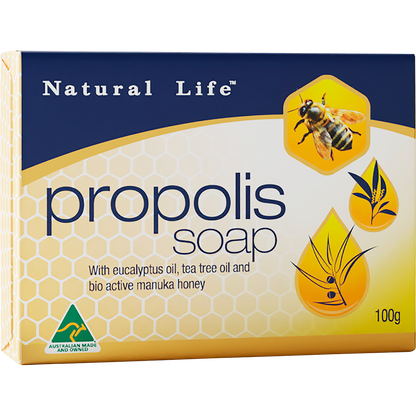 Propolis Soap with Tea Tree, Eucalyptus & Manuka Honey