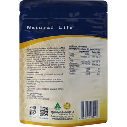 Propicol Propolis & Manuka Honey Candies
