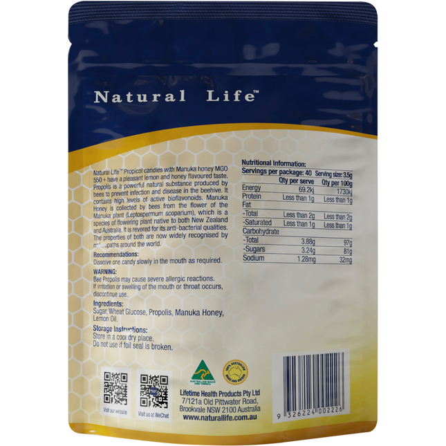 Propicol Propolis & Manuka Honey Candies