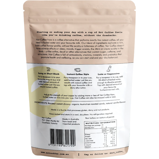 Instant Coffee Alternative Vanilla