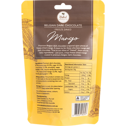 Freeze Dried Mango Dark Chocolate