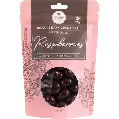 Freeze Dried Raspberries Dark Chocolate