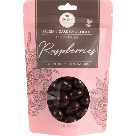 Freeze Dried Raspberries Dark Chocolate