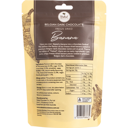 Freeze Dried Banana Dark Chocolate