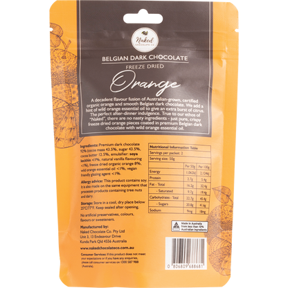 Freeze Dried Orange Dark Chocolate