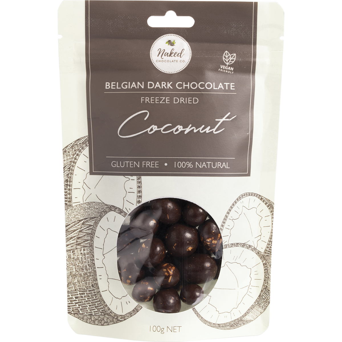 Freeze Dried Coconut Dark Chocolate