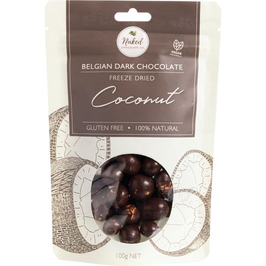 Freeze Dried Coconut Dark Chocolate