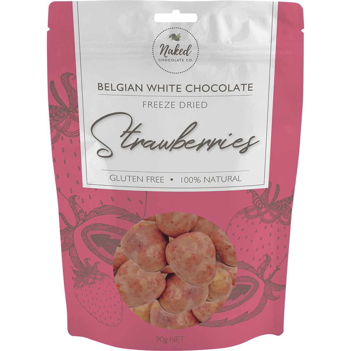 Freeze Dried Strawberries White Chocolate