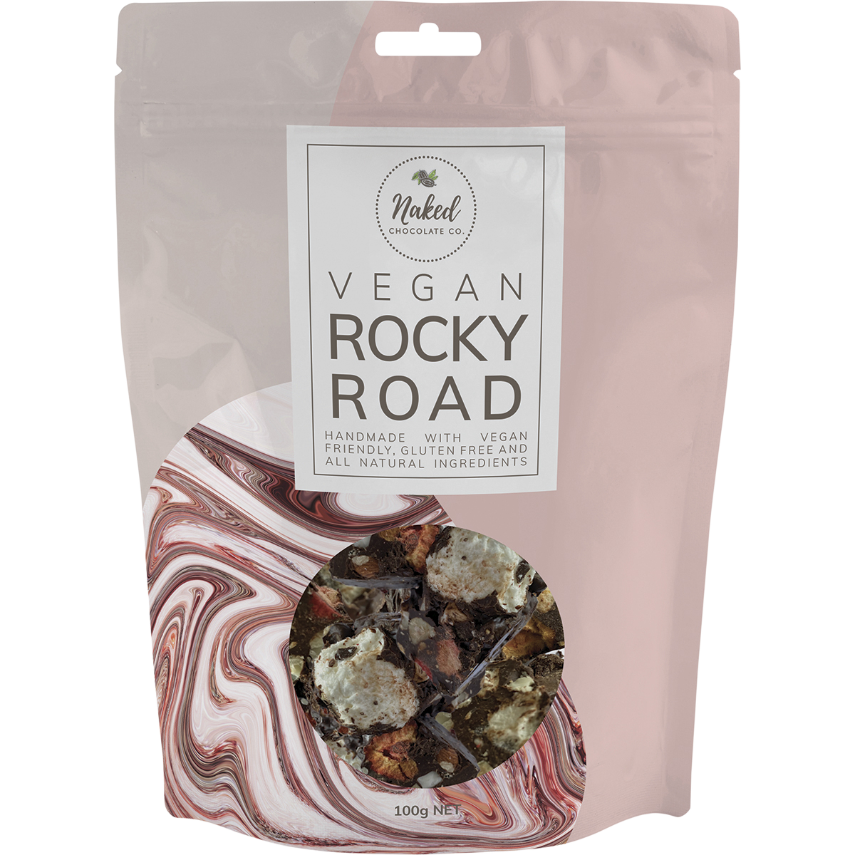 Vegan Rocky Road Dark Chocolate