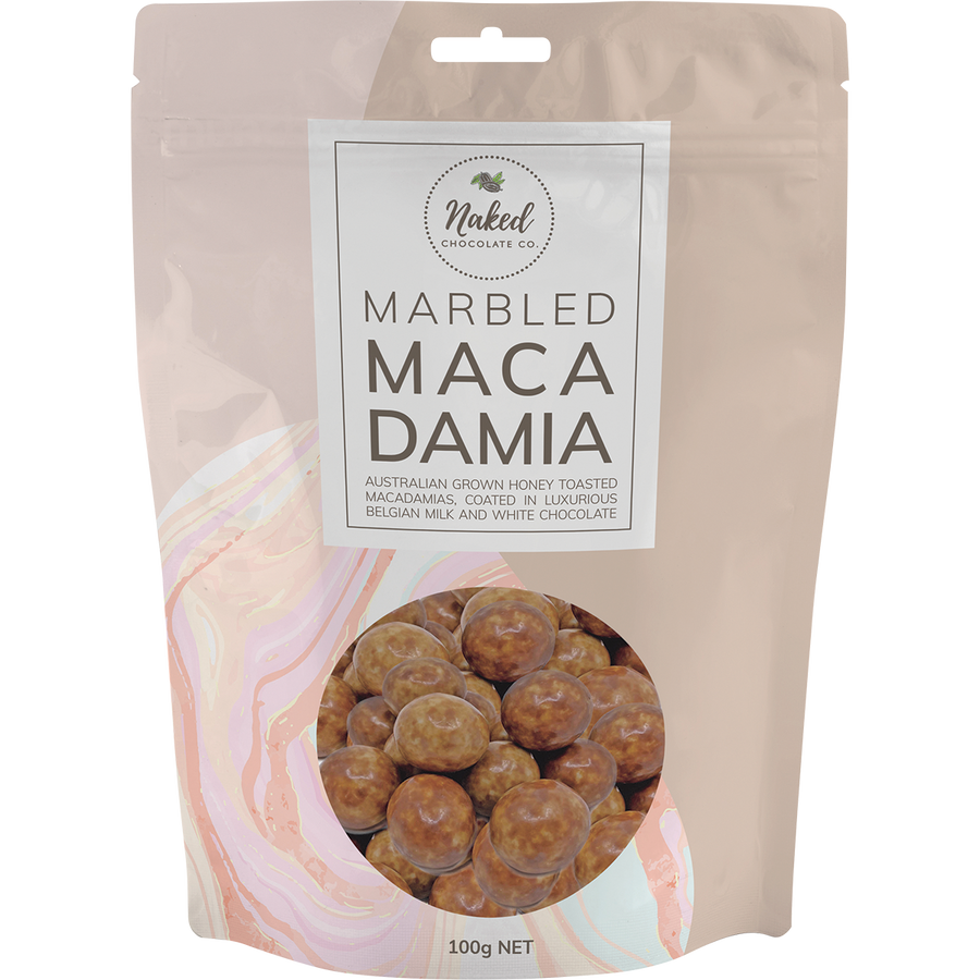 Marbled Macadamia Milk and White Chocolate