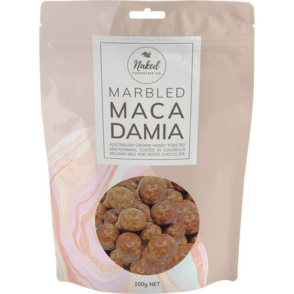 Marbled Macadamia Milk and White Chocolate